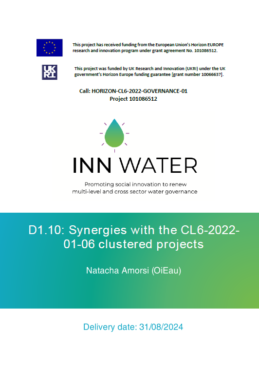 D1.10 Synergies with the CL6-2022-01-06 clustered projects